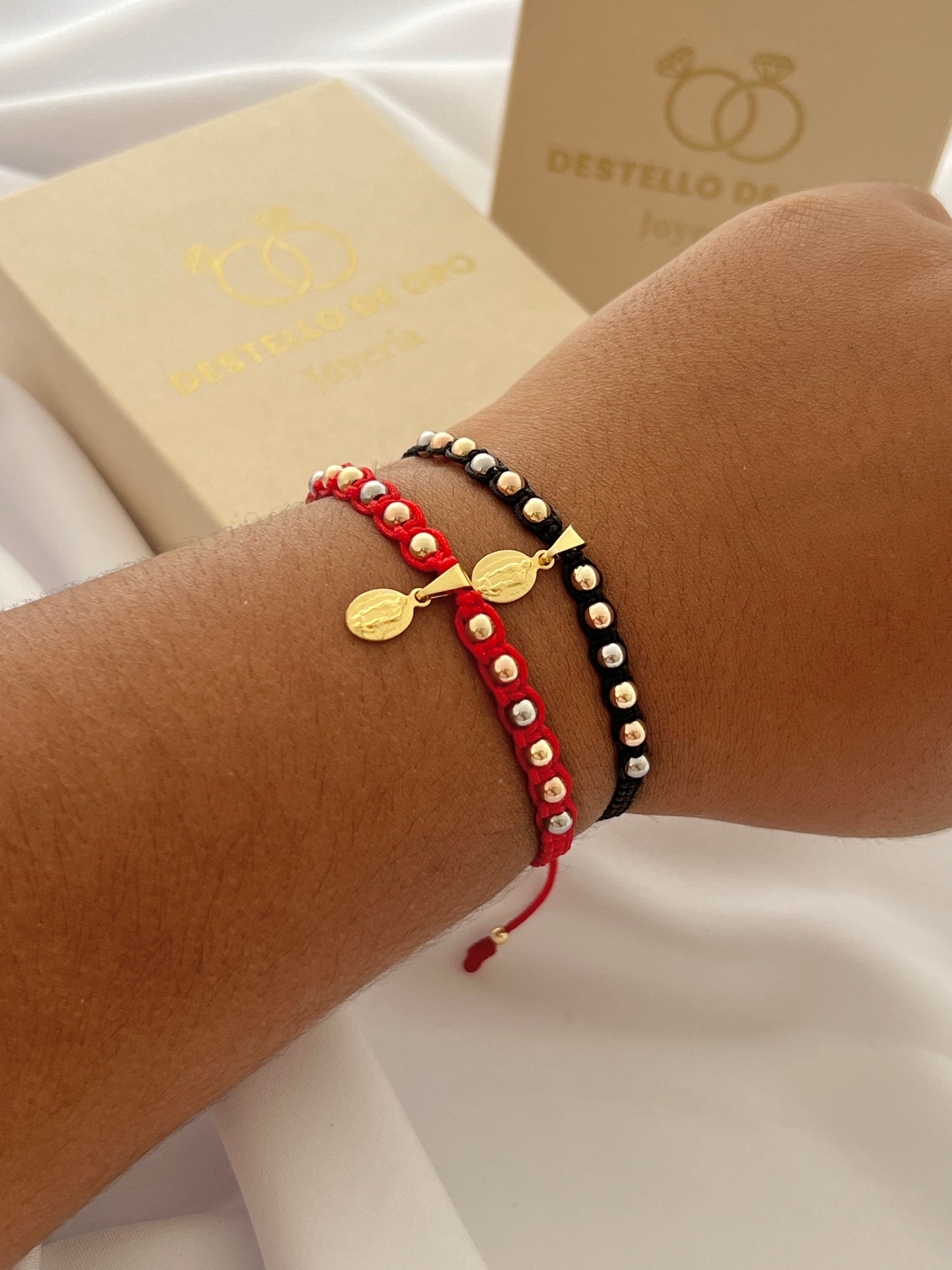 Dúo de pulseras virgencita