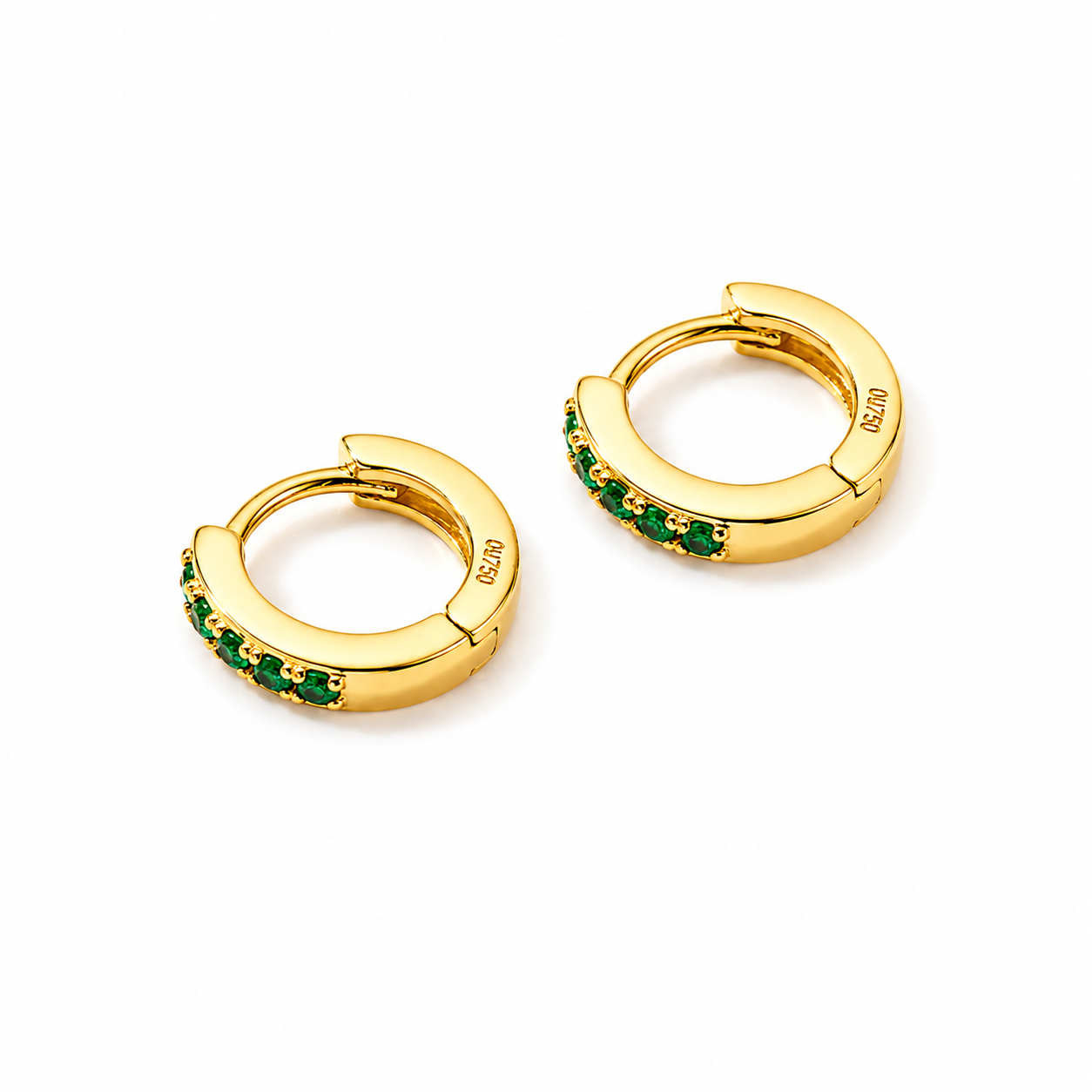 Candongas Velvet Green | 12 MM