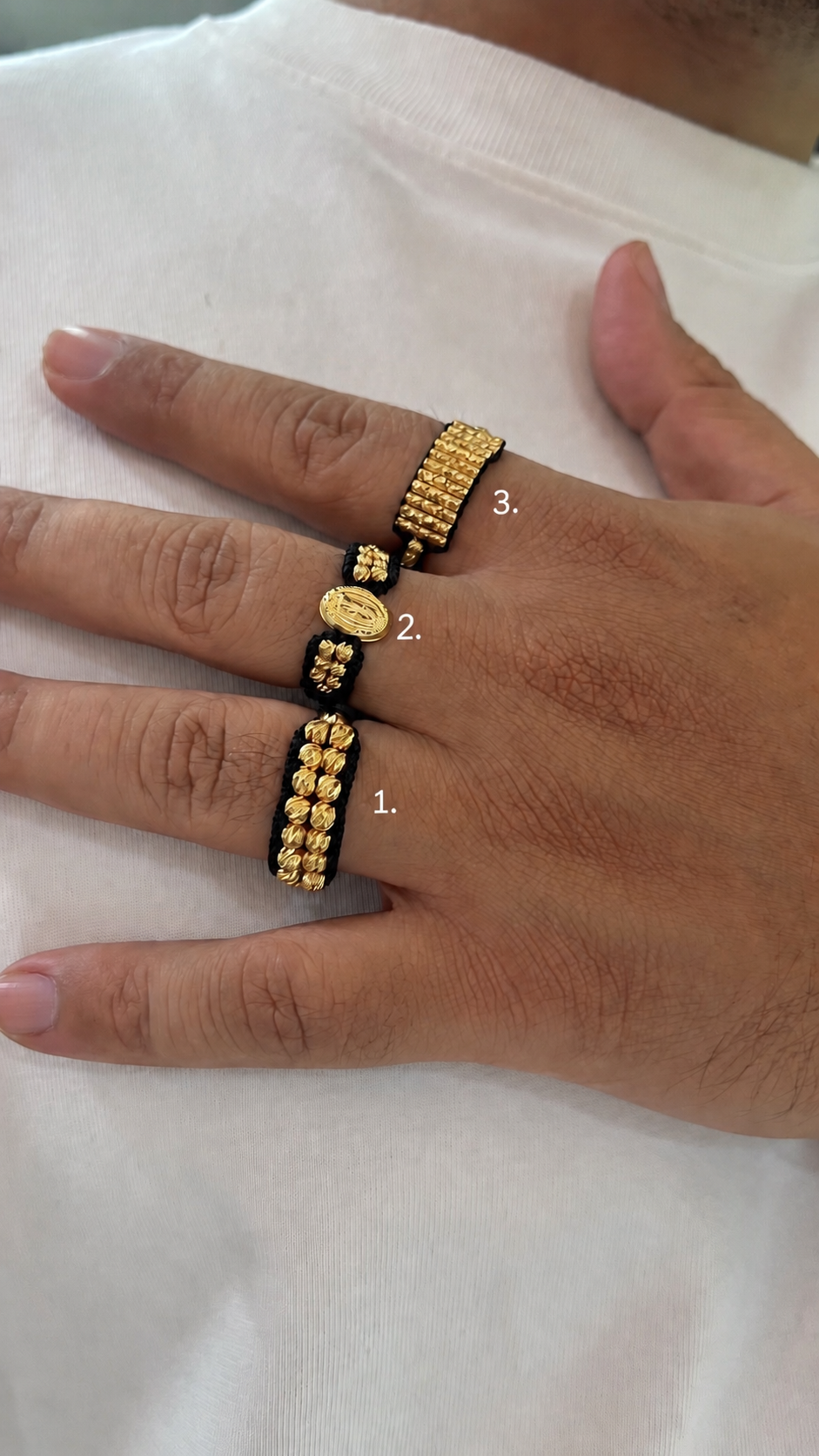 Colección Anillos Tejidos 18K