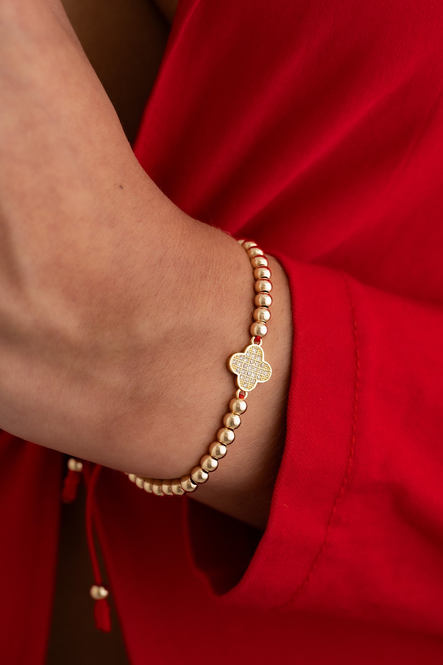 Pulsera Trébol Cristal