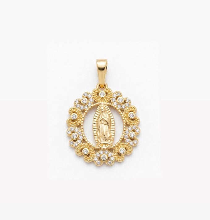 Dije Virgen Guadalupe Aura