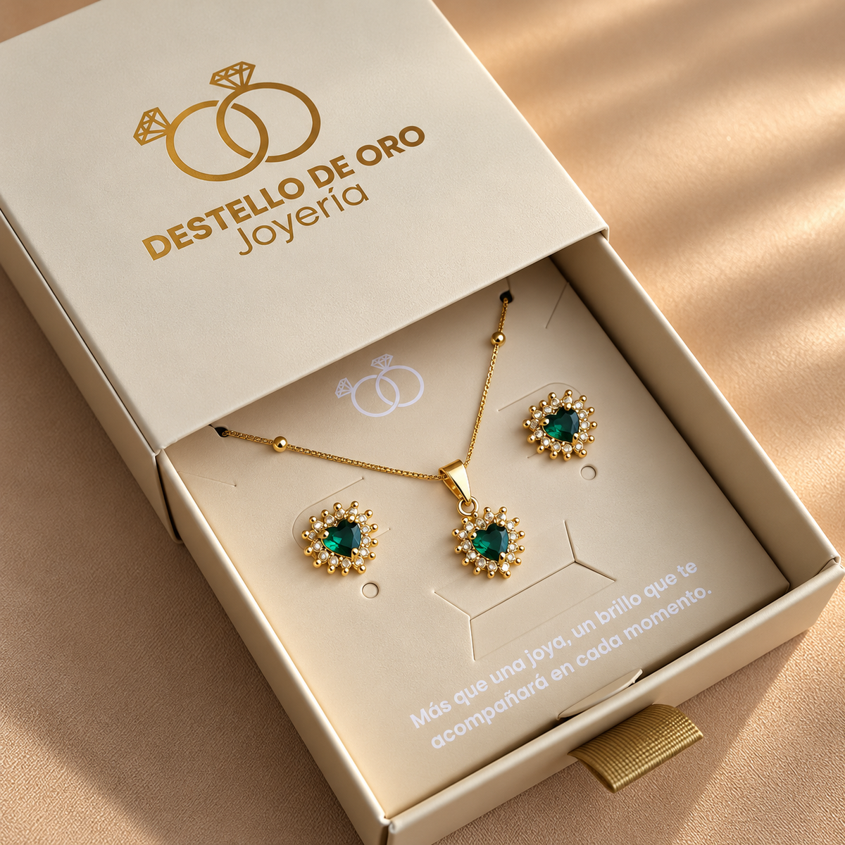 Set Corazón Verde