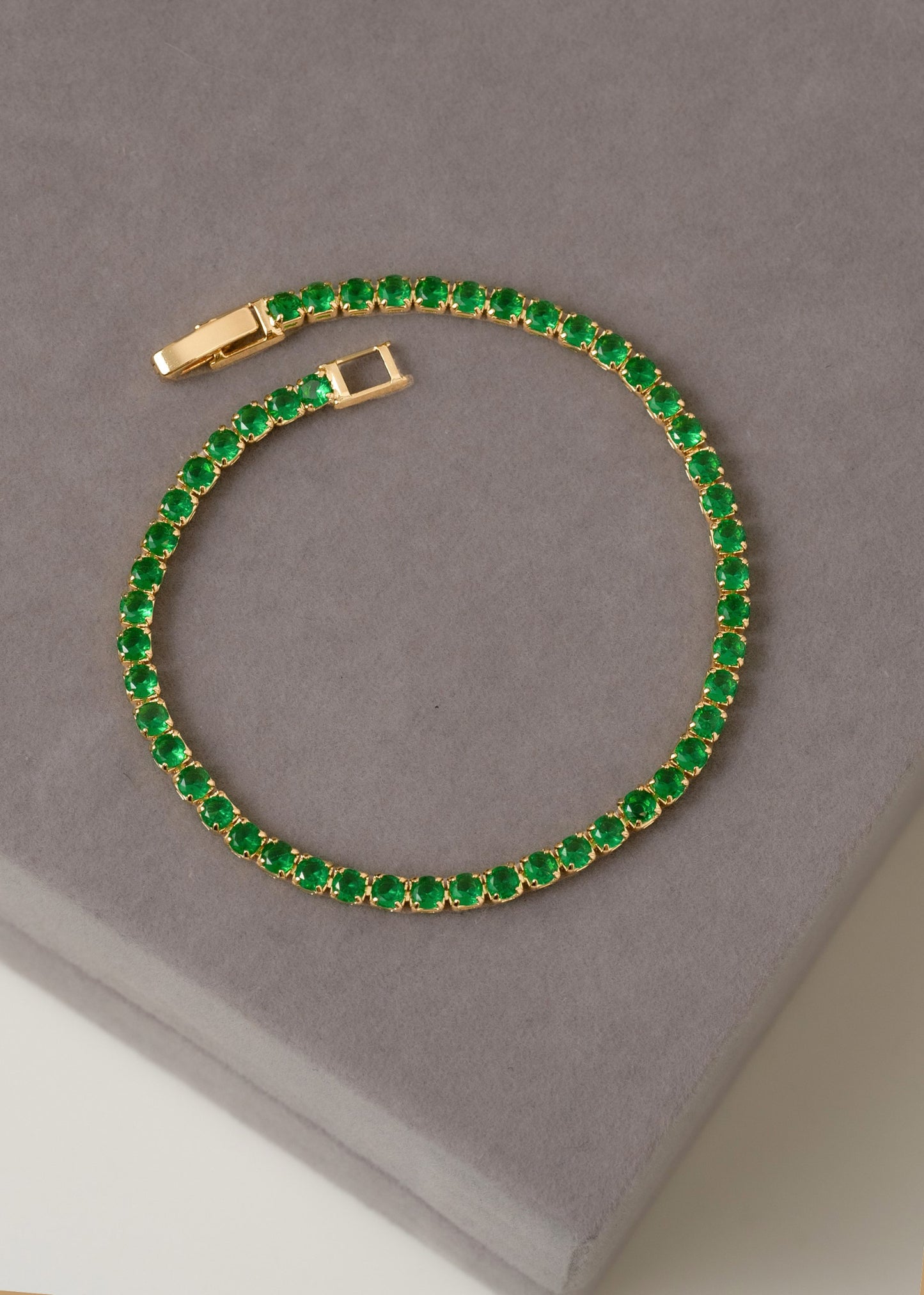 Pulsera Tenis Green | 18 Centímetros
