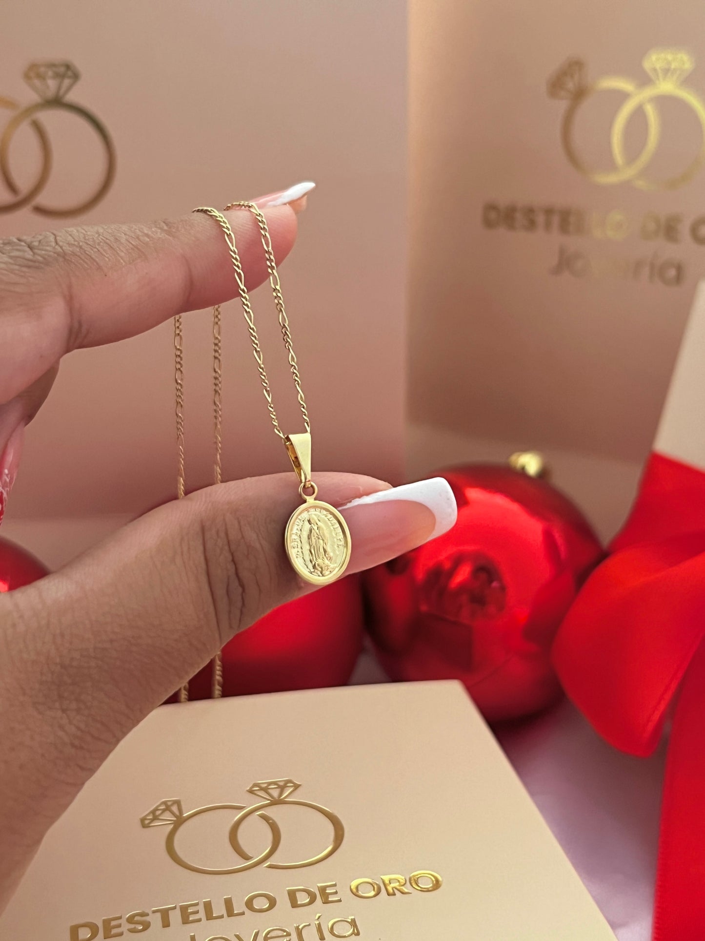 Set Medallita De Guadalupe