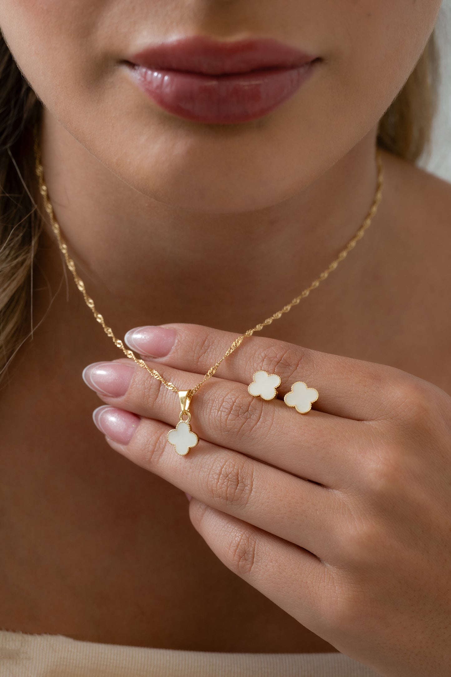 Conjunto Clover Blanco