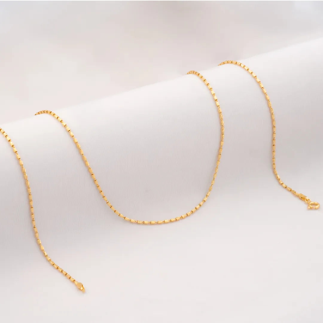 Cadena Tube Gold | Envío Gratis