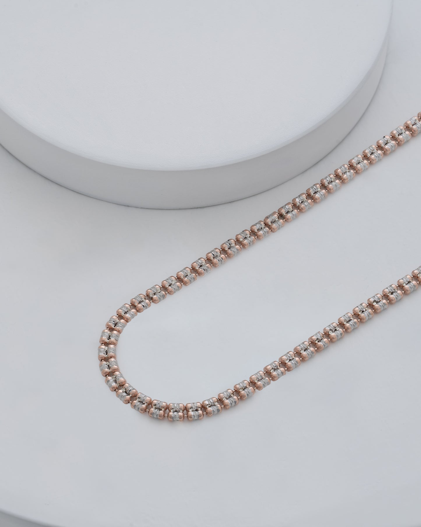Cadena ICE 2L Oro Rosa Italiana 45 cm | Envió Gratis
