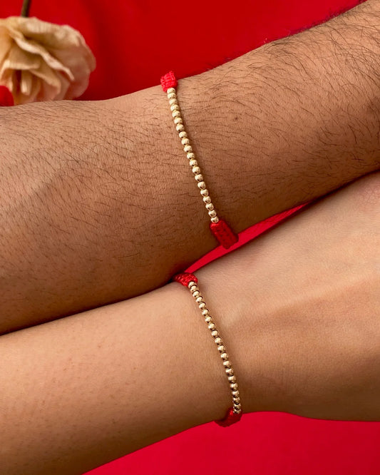 Dúo de pulseras Unión de Amor