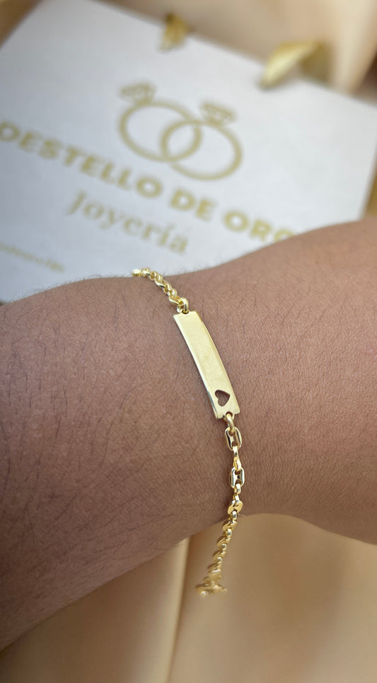 Pulsera Placa GG Baby