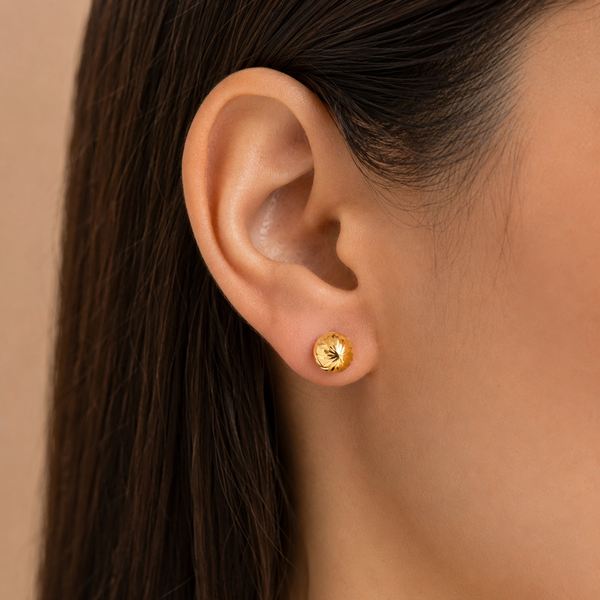 Aretes Balín Diamantado #8
