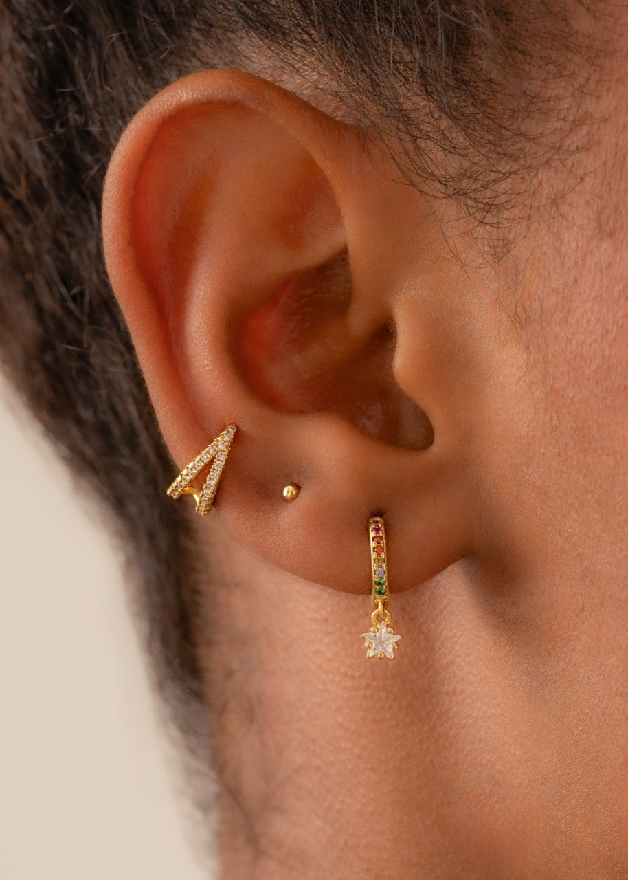 COMBO ARETES Y EAR CUFF