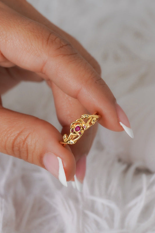 Anillo Princesa Bella y La Bestia