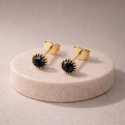 Aretes Cristal Redondos