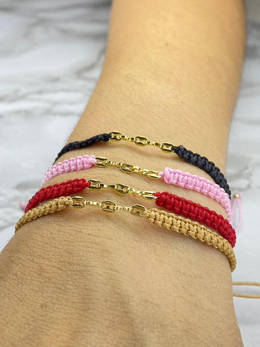 PULSERAS GUCCI TEJIDA 2x1