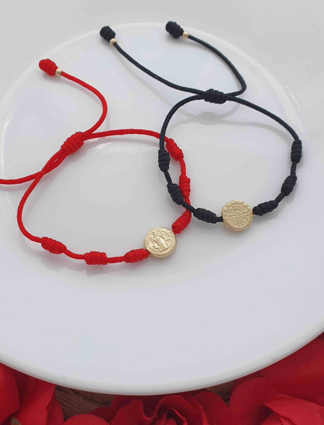 Dúo de pulseras 7 nudos San Benito
