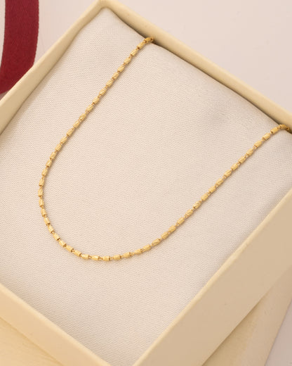 Cadena Tube Gold | Envío Gratis
