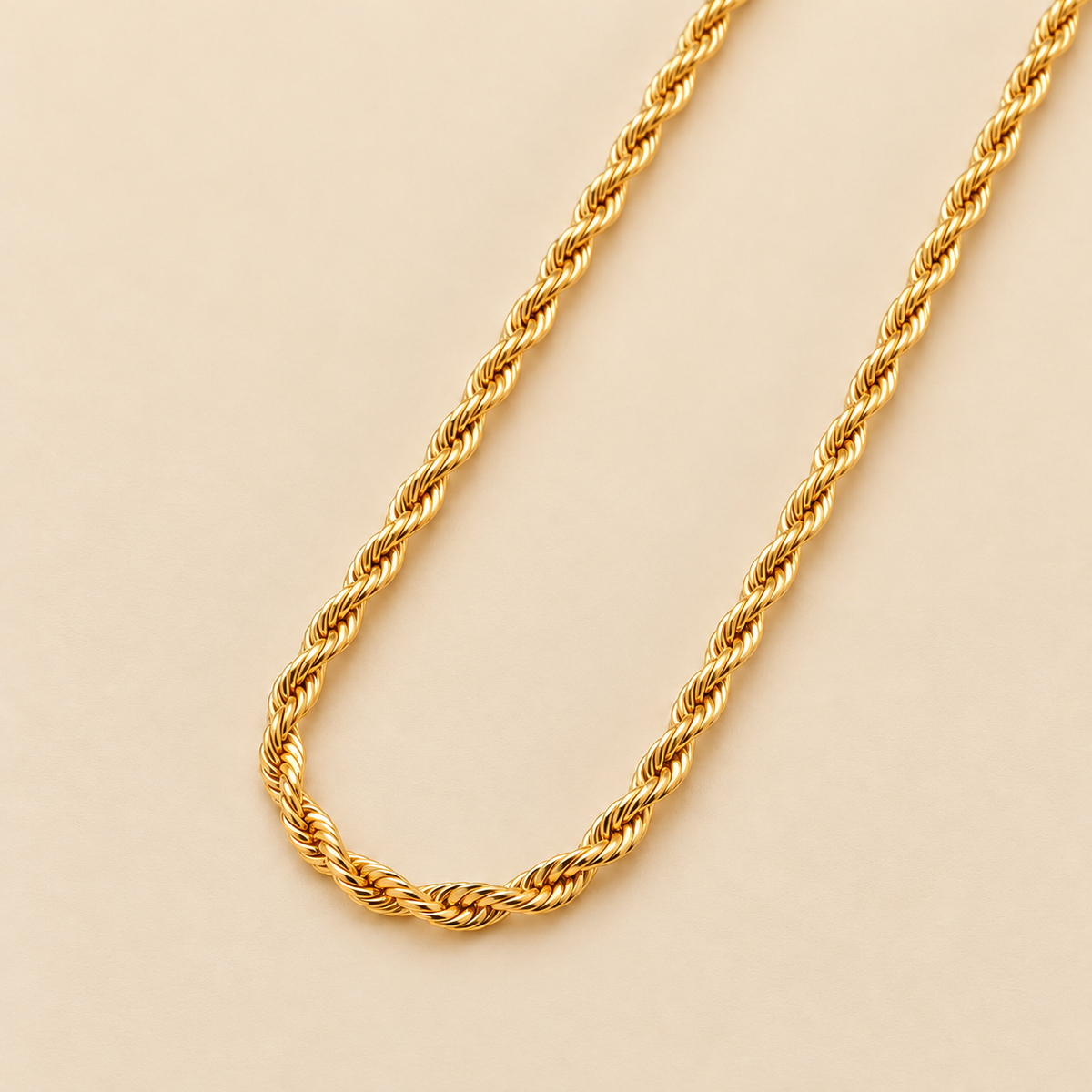 Cadena Tejido Lazo 50CM - 3MM | Envio Gratis
