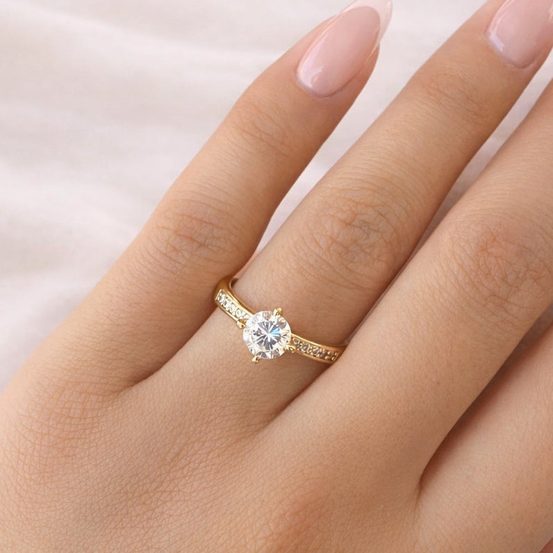 Anillo Crystal Gold | Ajustable