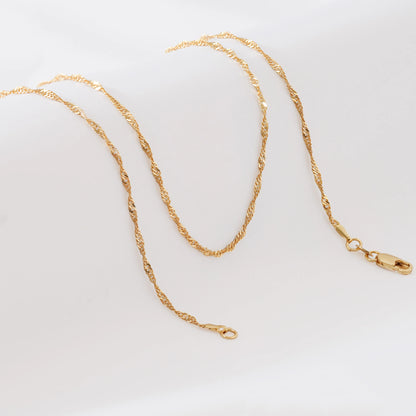Cadena Singapur 1.5mm 50cm