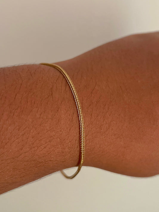 Pulsera Franco Cuadrada | 20 Cm
