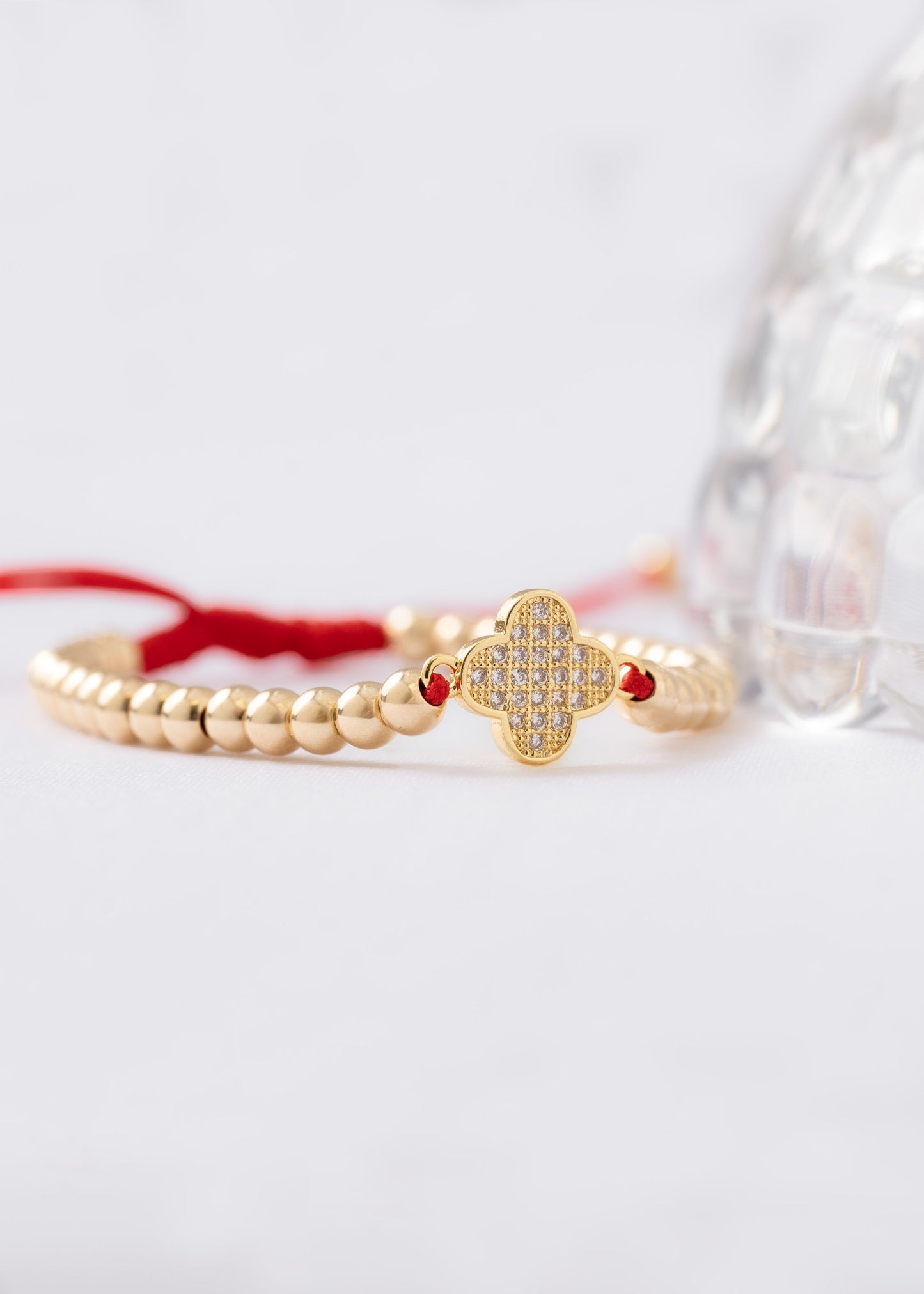 Pulsera Trébol Dorado