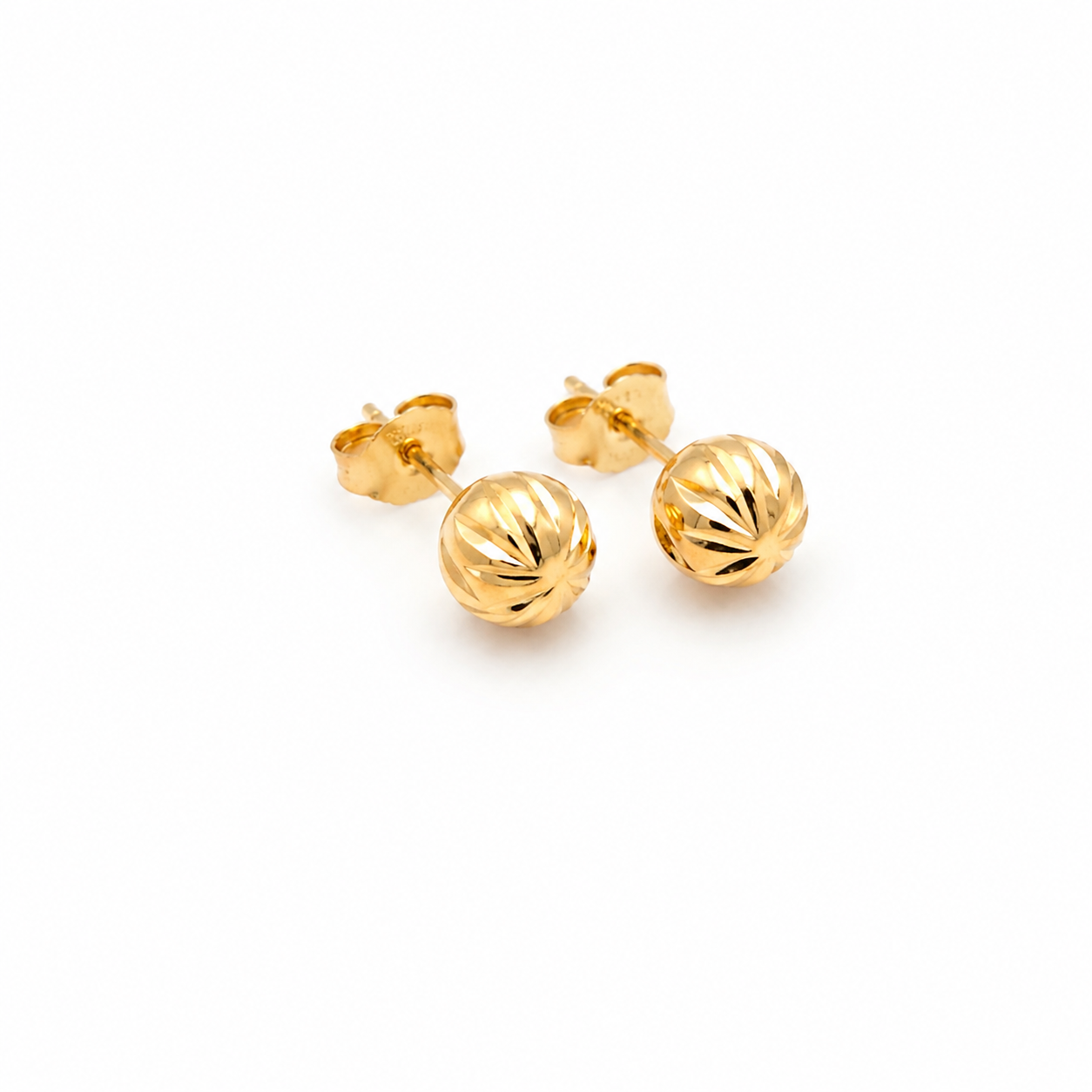 Aretes Balín Diamantado #8
