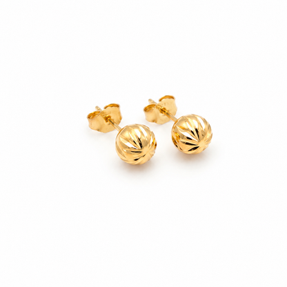 Aretes Balín Diamantado #8