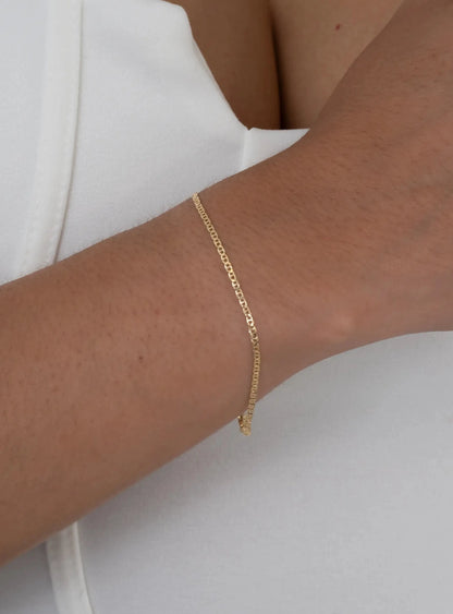 Pulsera Escalerita Con Destellos | 16.5 Centímetros