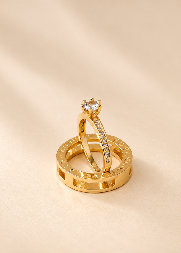 Anillo 2 en 1 Bvlgari | Envío & Regalo Gratis