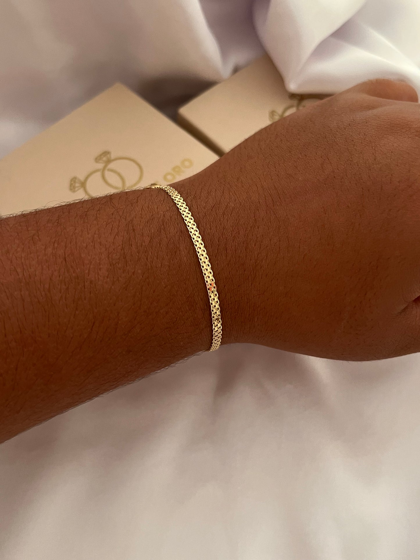 Pulsera Tejido Chino Italiana | 16 Cms