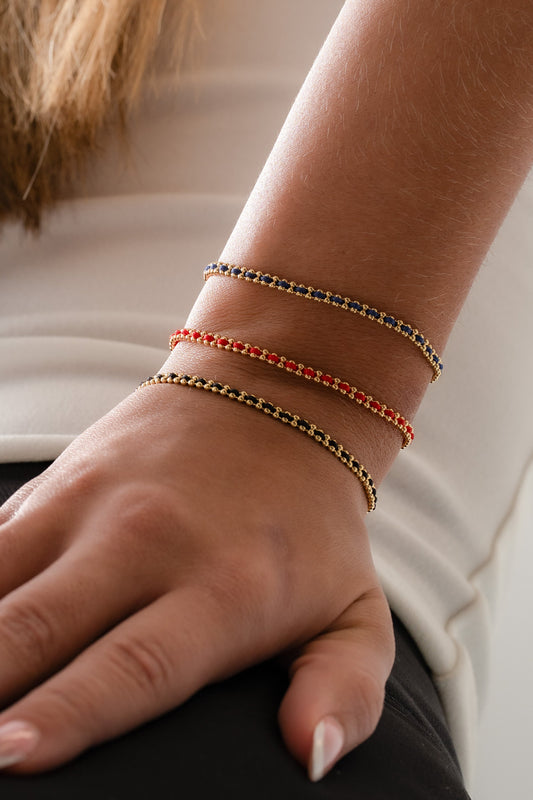 Pulsera Hilo Laminado 18K |