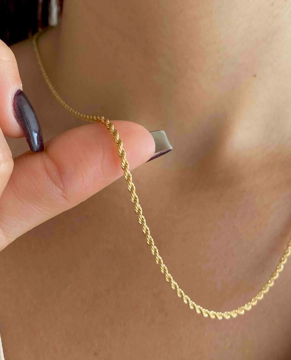 Cadena Tejido Lazo | 50 cm