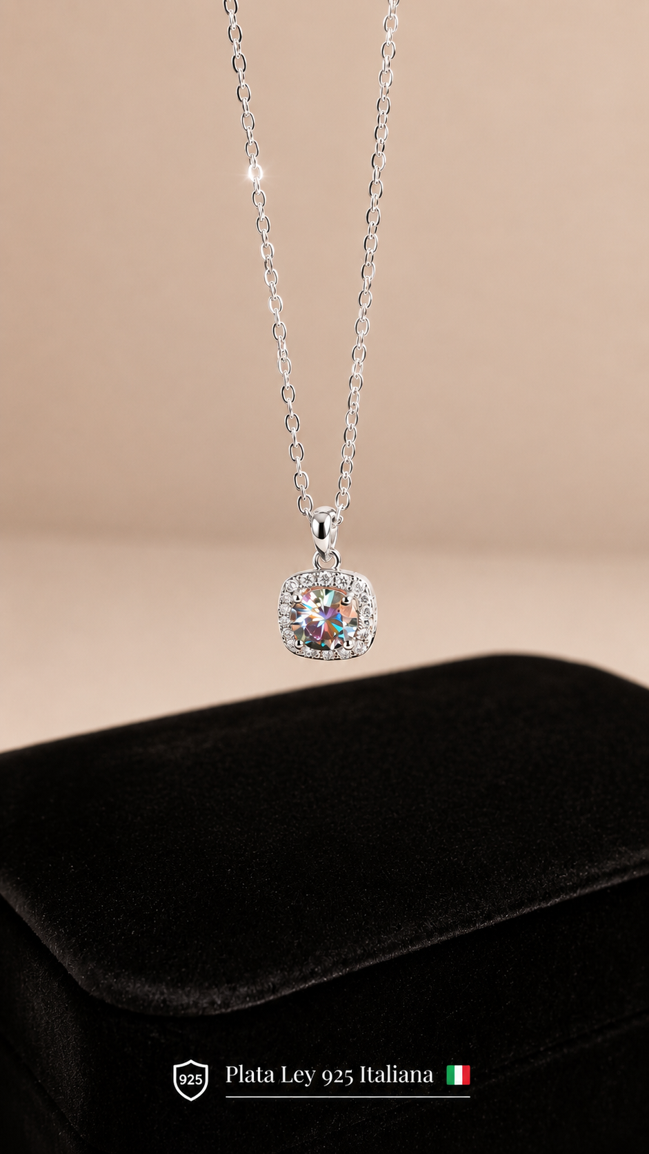 Set Gold Moissanite | Plata Ley 925 Italiana 🇮🇹