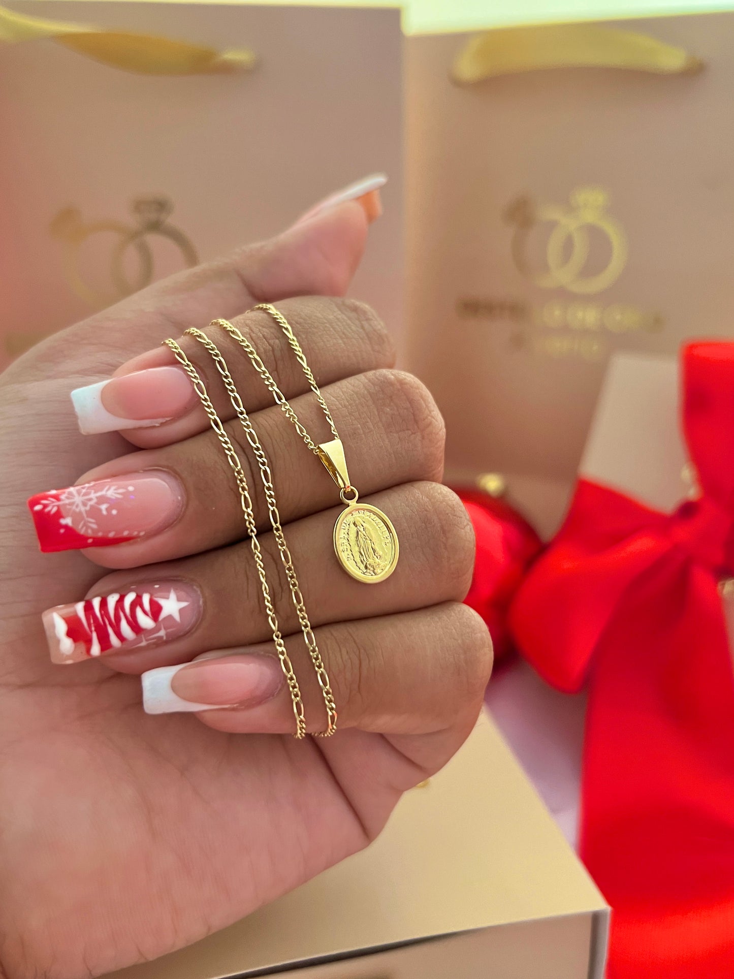 Set Medallita De Guadalupe