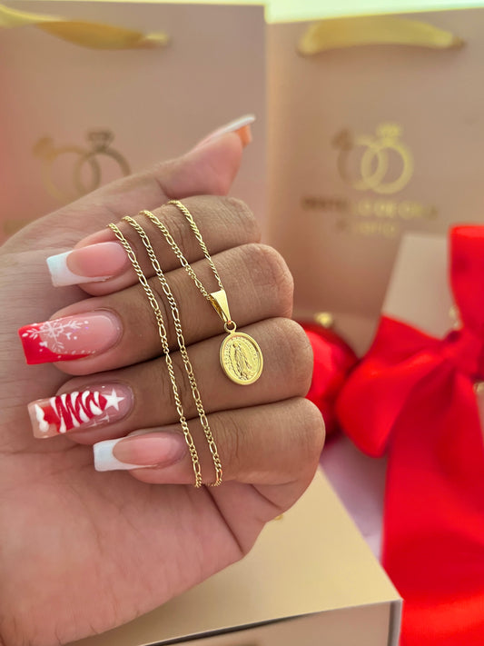 Set Medallita De Guadalupe