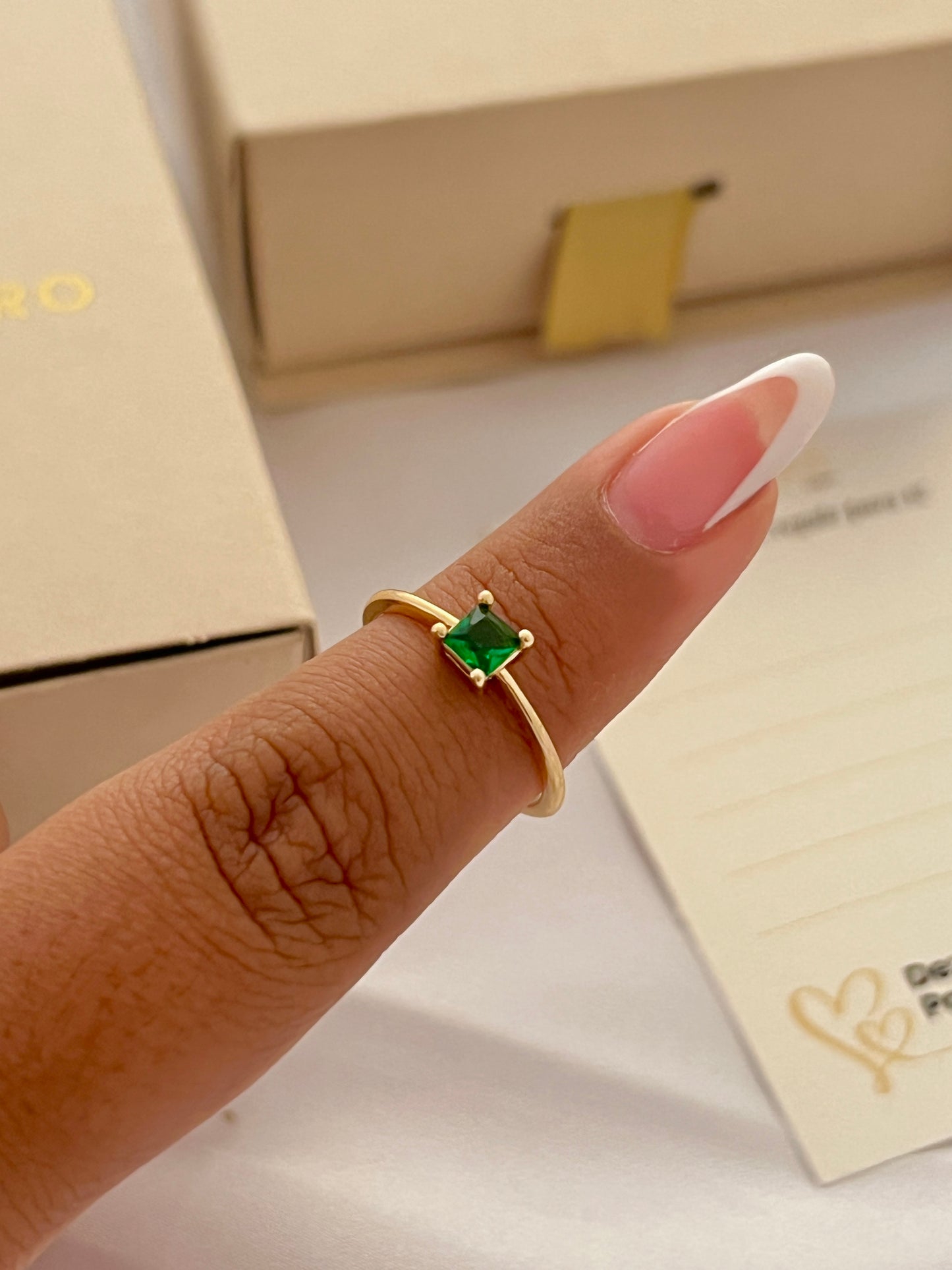 Anillo Luxury Green