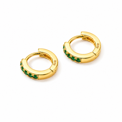 Candongas Velvet Green | 12 MM