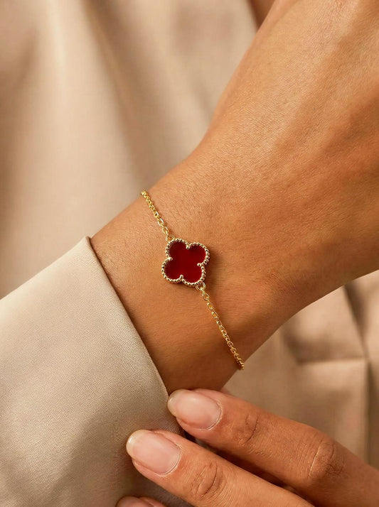 Pulsera Van Cleef Roja | 18 Cm