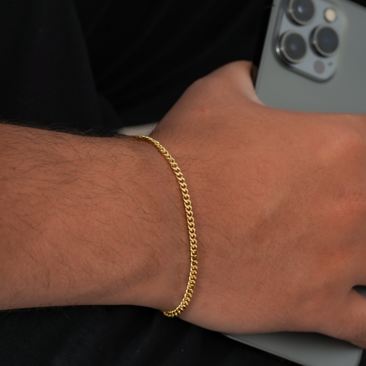 Pulsera Cubana Plana
