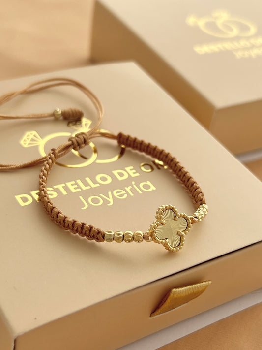 Pulsera Clover Gold