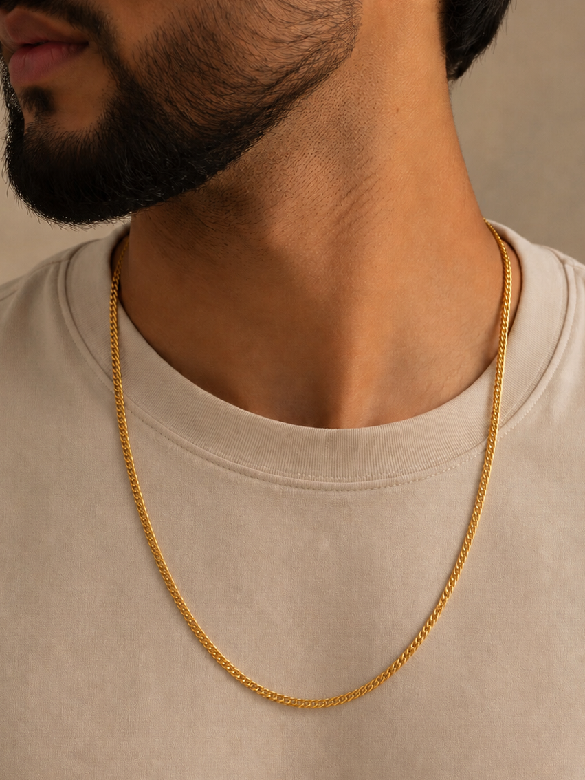Cadena Tejido Cubana 60 cm | Envío Gratis