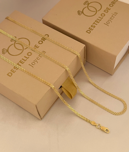 Cadena + Pulsera En Tejido Chino Italiana | Envío Gratis