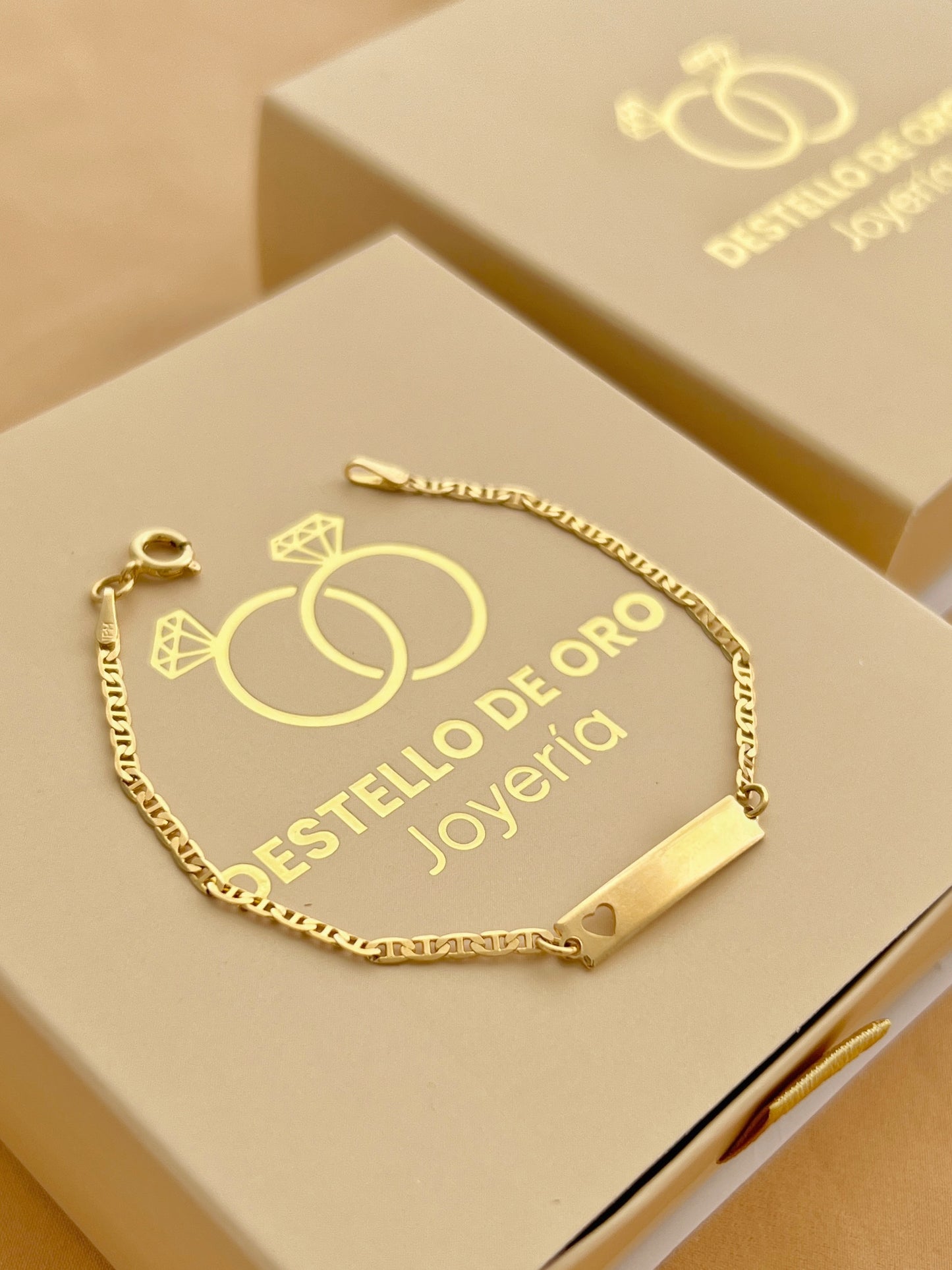 Pulsera Esclava Tejido Escalera | 16 cm