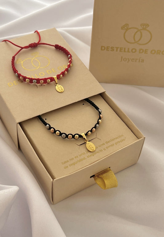 Dúo de pulseras virgencita