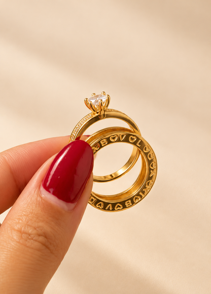 Anillo 2 en 1 Bvlgari | Envío & Regalo Gratis