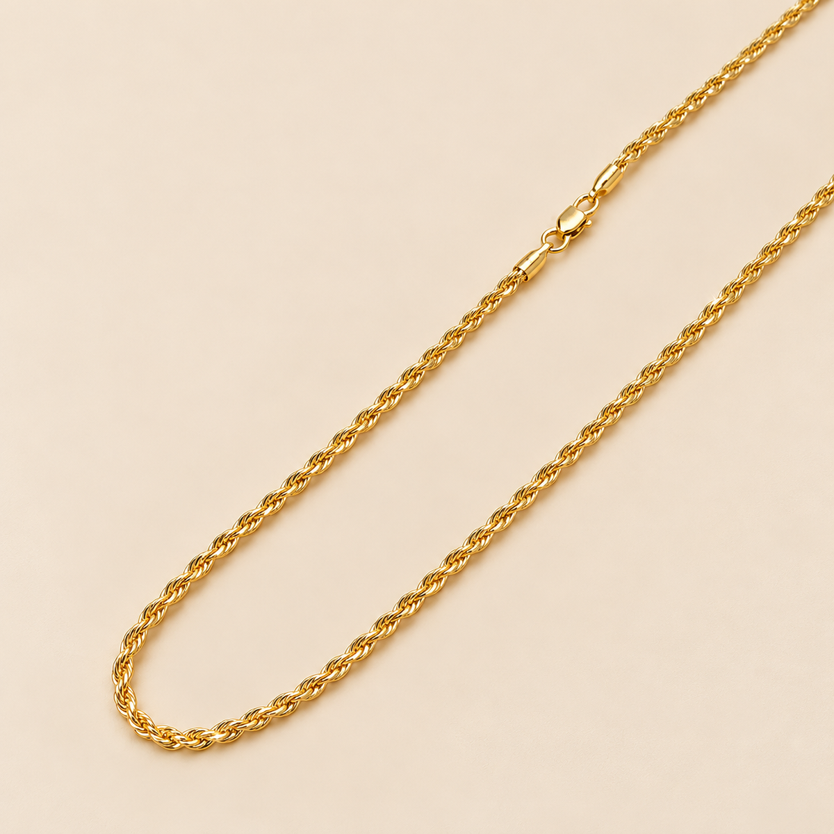 Cadena Tejido Lazo 50 CM - 2MM | Envío Gratis