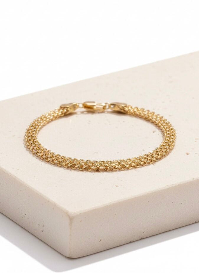 Pulsera Tejido Chino Doble Carril | Envío Gratis