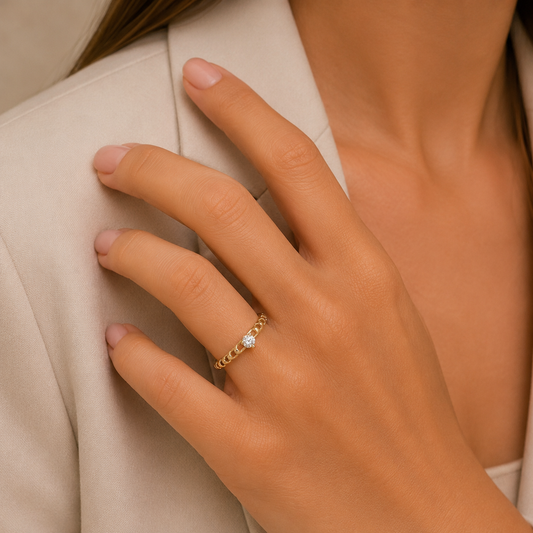 Anillo Corona De Luz