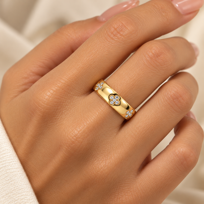 Anillo Clover Luxe