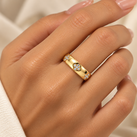 Anillo Clover Luxe